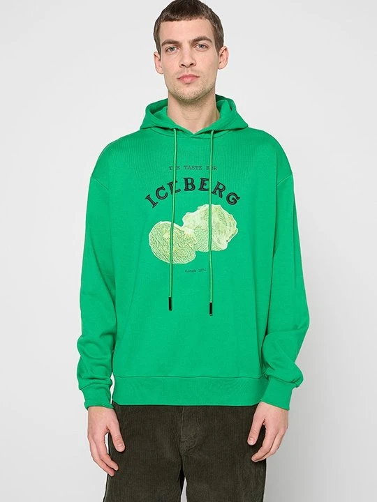 Zdjęcie produktu Bluza z kapturem Iceberg zielony