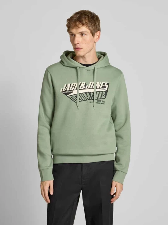Zdjęcie produktu Bluza z kapturem Jack&Jones Zielony