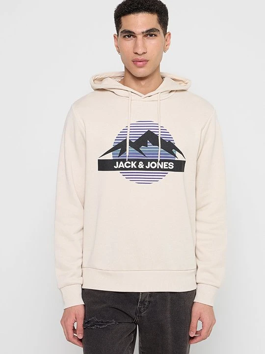 Zdjęcie produktu Bluza z kapturem Jack&Jones beżowy