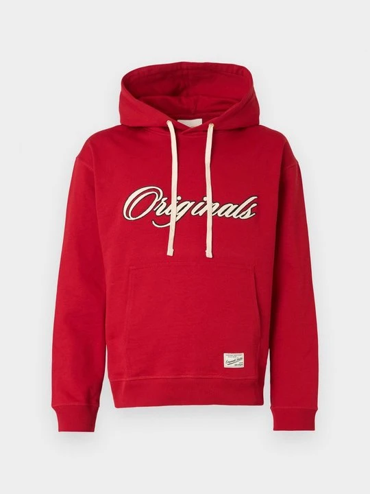 Zdjęcie produktu Bluza z kapturem Jack&Jones czerwony