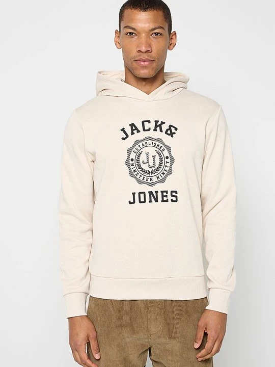 Zdjęcie produktu Bluza z kapturem Jack&Jones beżowy