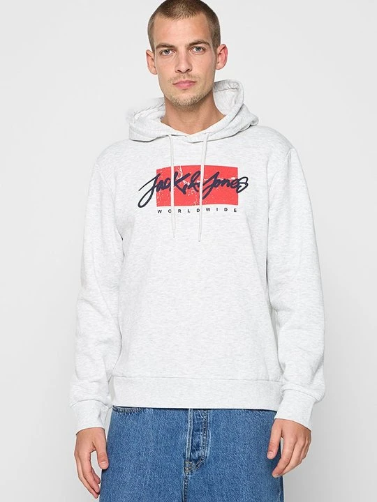Zdjęcie produktu Bluza z kapturem Jack&Jones mleczny