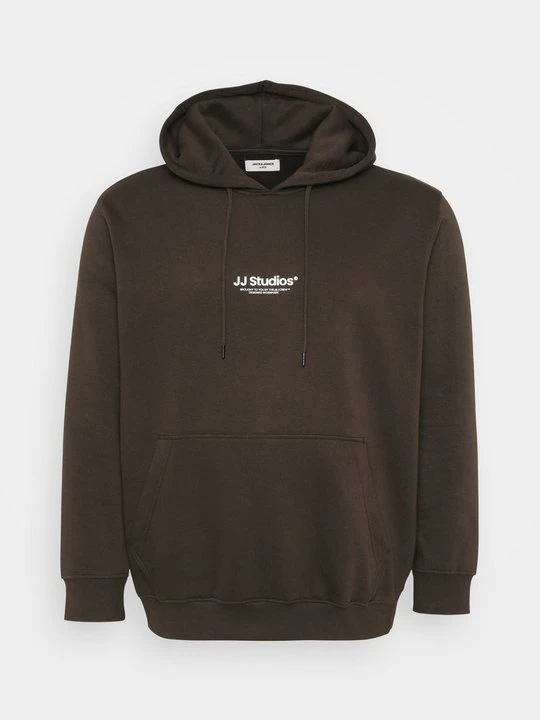 Zdjęcie produktu Bluza z kapturem Jack&Jones ciemnobrązowy