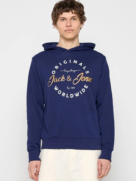 Zdjęcie produktu Bluza z kapturem Jack&Jones niebieski