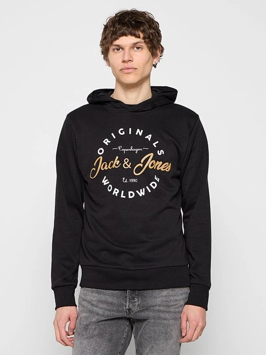 Zdjęcie produktu Bluza z kapturem Jack&Jones czarny