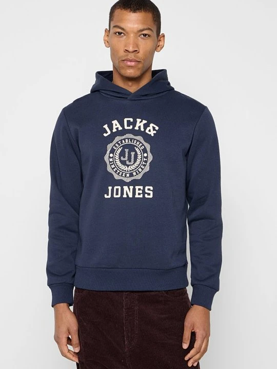 Zdjęcie produktu Bluza z kapturem Jack&Jones granatowy