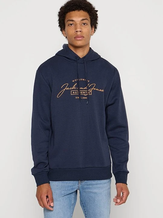 Zdjęcie produktu Bluza z kapturem Jack&Jones niebieski denim