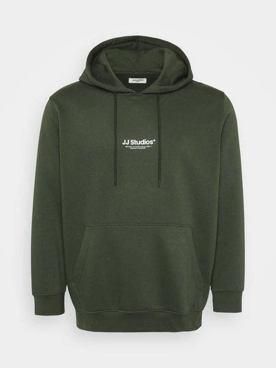 Zdjęcie produktu Bluza z kapturem Jack&Jones ciemnozielony
