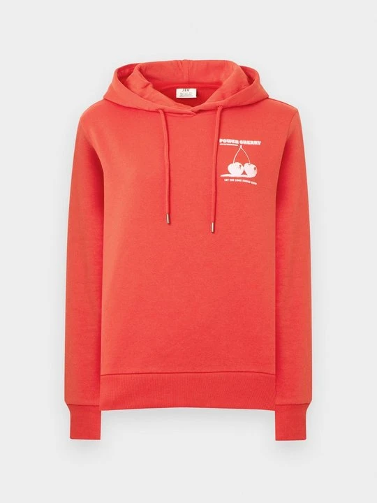 Zdjęcie produktu Bluza z kapturem JDY czerwony