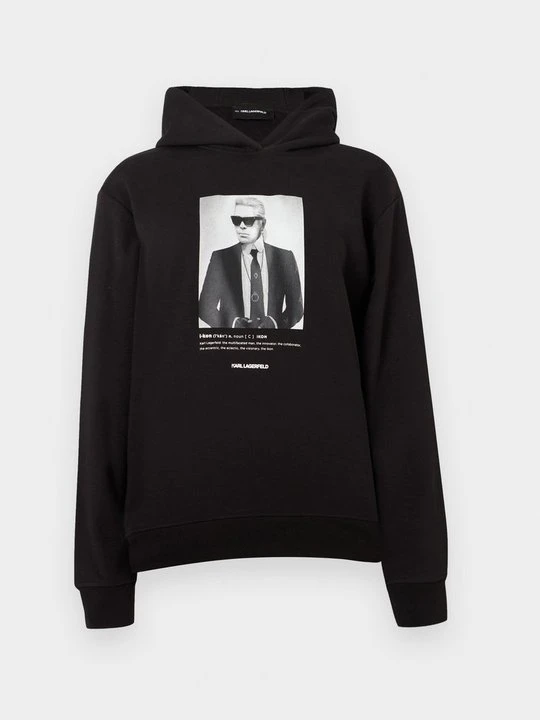 Zdjęcie produktu Bluza z kapturem KARL LAGERFELD czarny