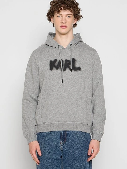 Zdjęcie produktu Bluza z kapturem KARL LAGERFELD szary