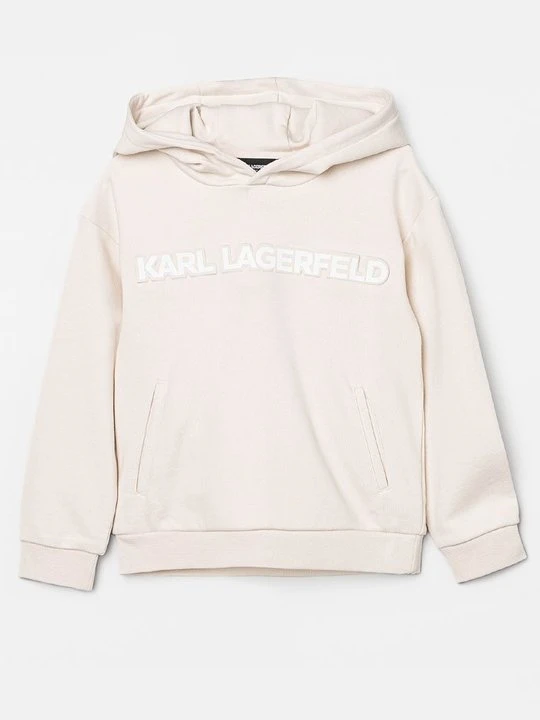 Zdjęcie produktu Bluza z kapturem KARL LAGERFELD mleczny