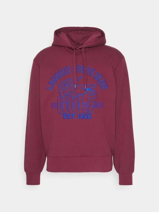 Zdjęcie produktu Bluza z kapturem Lacoste bordowy