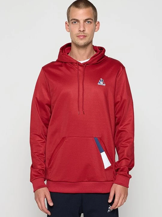 Zdjęcie produktu Bluza z kapturem Le Coq Sportif czerwony