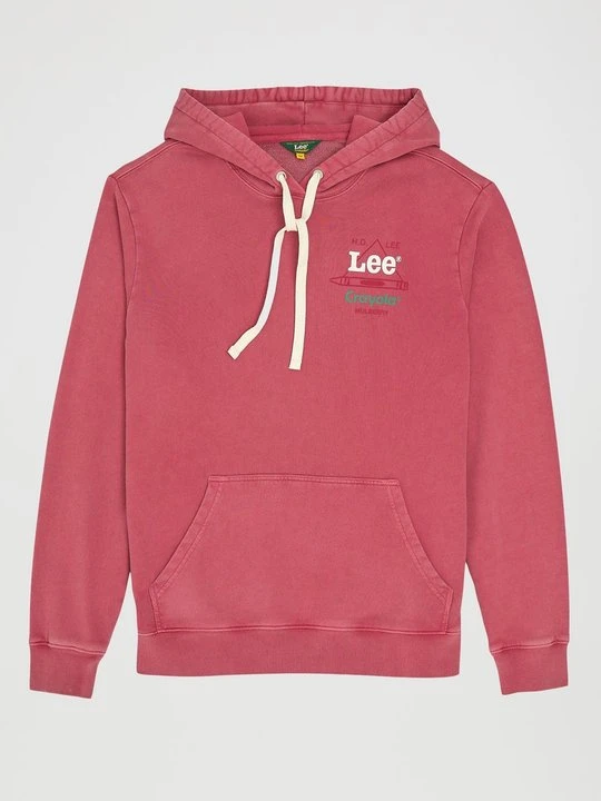 Zdjęcie produktu Bluza z kapturem Lee różowy