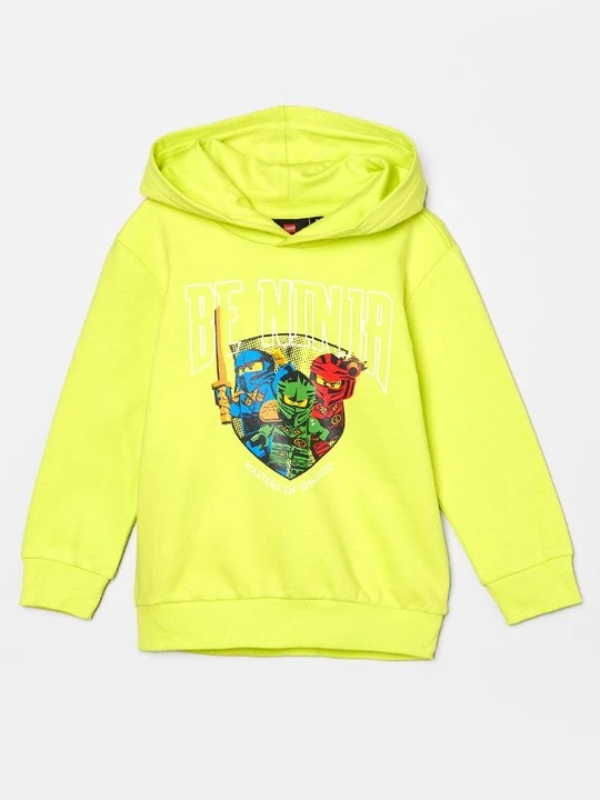 Zdjęcie produktu Bluza z kapturem LEGO zielony neon