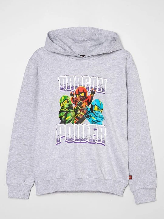 Zdjęcie produktu Bluza z kapturem LEGO szary