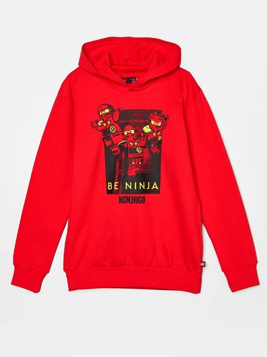 Zdjęcie produktu Bluza z kapturem LEGO czerwony