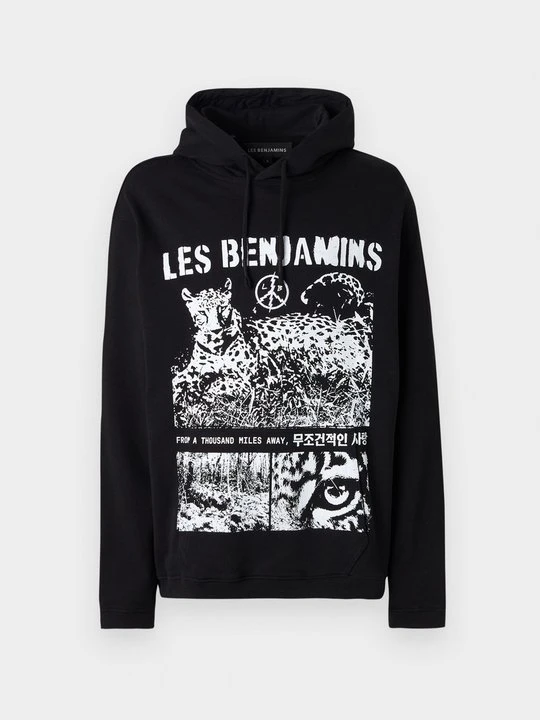 Zdjęcie produktu Bluza z kapturem Les Benjamins czarny