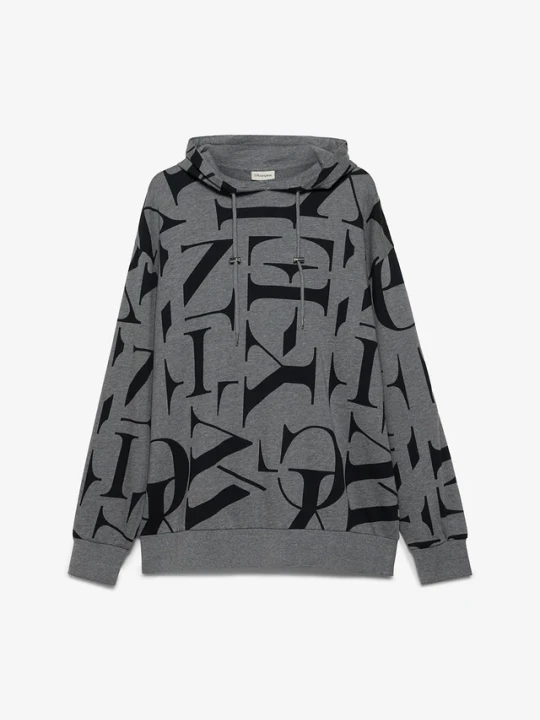 Zdjęcie produktu Bluza z kapturem, loose fit BonPrix szary