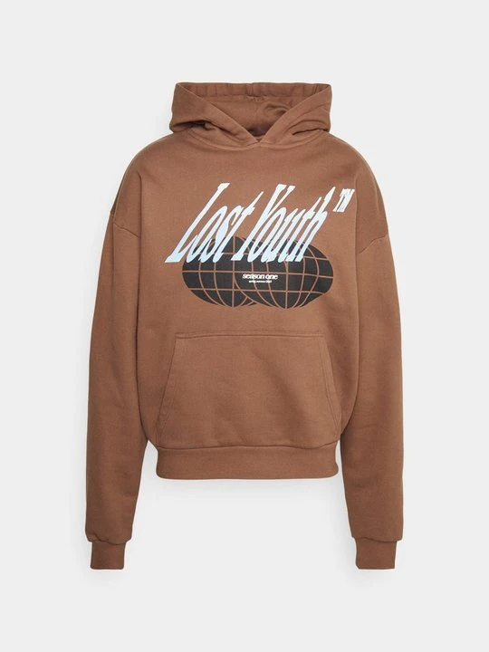 Zdjęcie produktu Bluza z kapturem Lost Youth brązowy