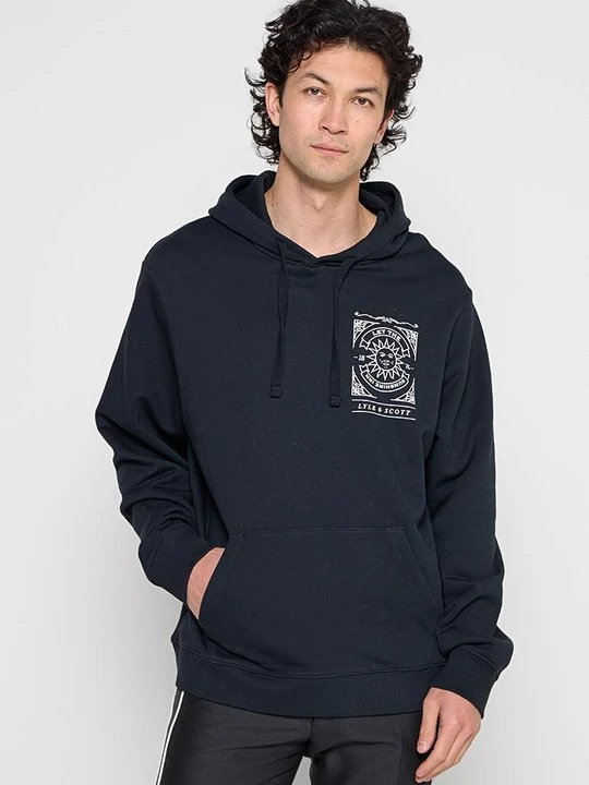 Zdjęcie produktu Bluza z kapturem Lyle & Scott granatowy