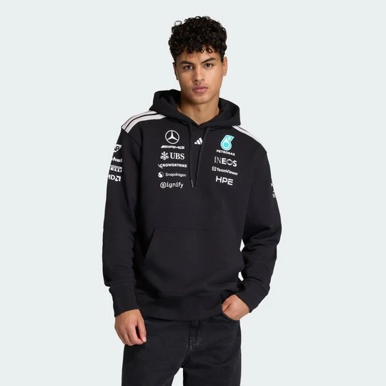 Zdjęcie produktu Bluza z kapturem MERCEDES-AMG PETRONAS FORMULA 1 TEAM DRIVER Adidas czarny