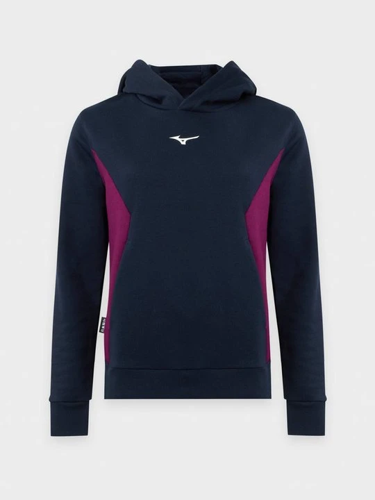 Zdjęcie produktu Bluza z kapturem Mizuno granatowy