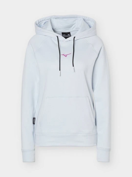 Zdjęcie produktu Bluza z kapturem Mizuno jasnoniebieski