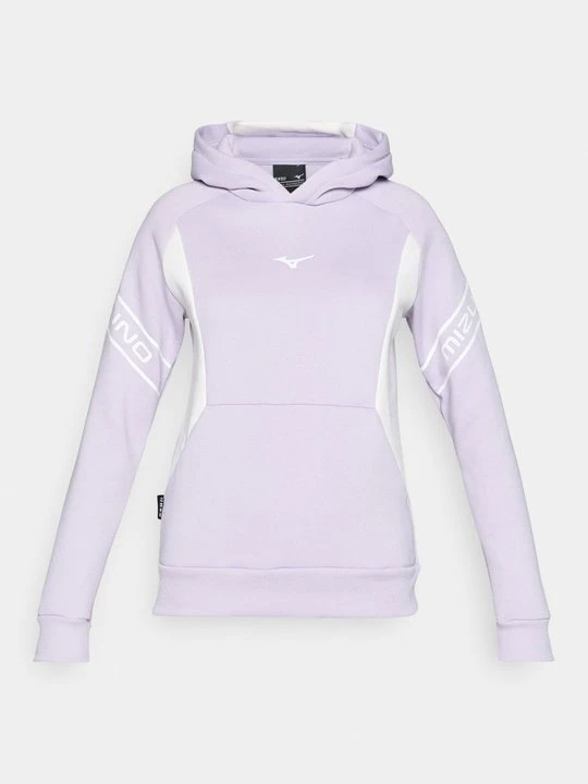 Zdjęcie produktu Bluza z kapturem Mizuno jasnoniebieski melanż