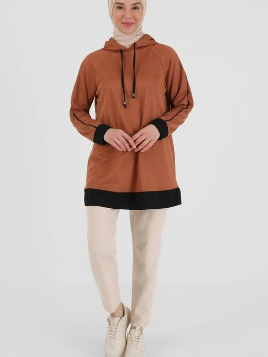 Zdjęcie produktu Bluza z kapturem Modanisa tan