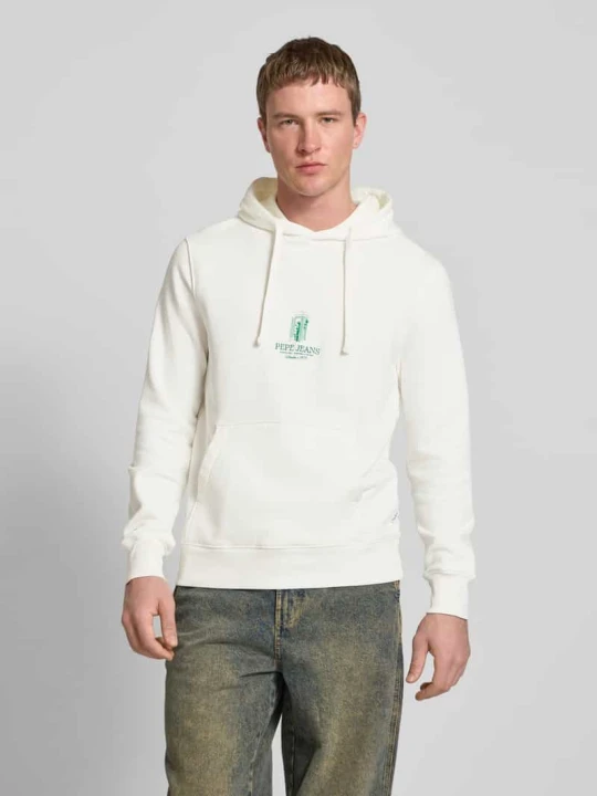 Zdjęcie produktu Bluza z kapturem model 'DOMINIC' Pepe Jeans Biały
