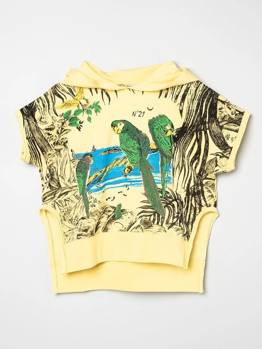 Zdjęcie produktu Bluza z kapturem N°21 żółty