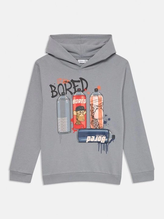 Zdjęcie produktu Bluza z kapturem NAME IT szary