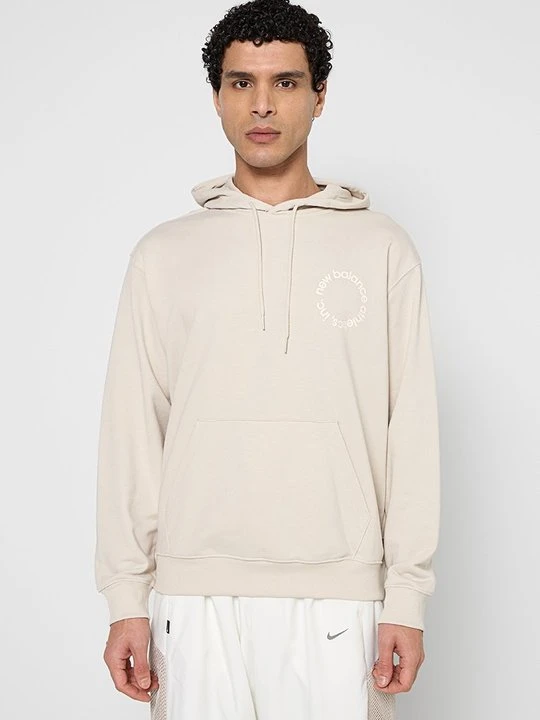 Zdjęcie produktu Bluza z kapturem New Balance brązowy
