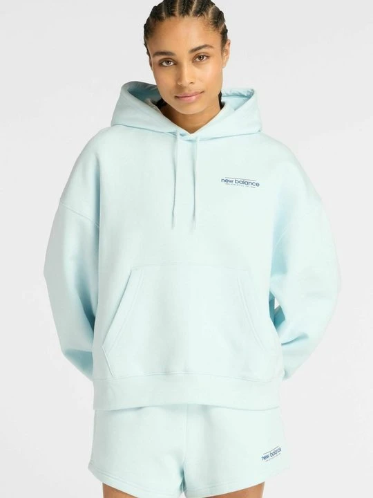 Zdjęcie produktu Bluza z kapturem New Balance niebieski