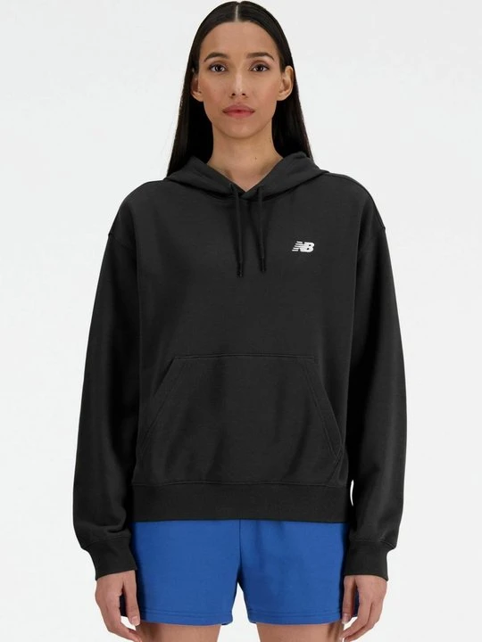 Zdjęcie produktu Bluza z kapturem New Balance czarny melanż