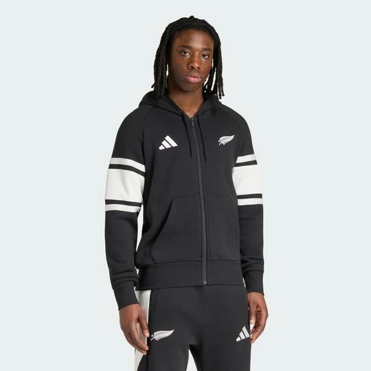 Zdjęcie produktu Bluza z kapturem New Zealand Rugby Leisurewear Full Zip Adidas
