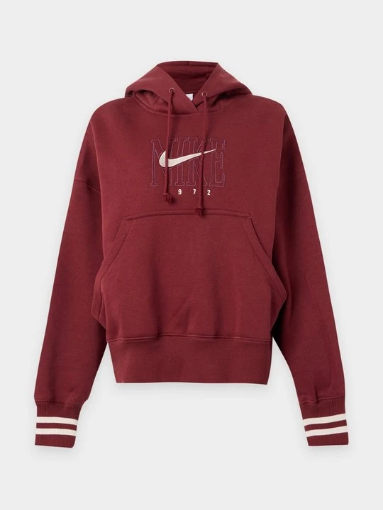 Zdjęcie produktu Bluza z kapturem Nike ciemnoczerwony