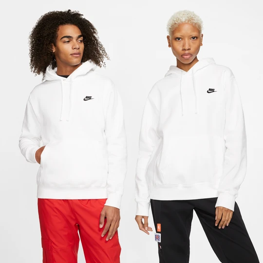 Zdjęcie produktu Bluza z kapturem Nike Club Fleece - Biel
