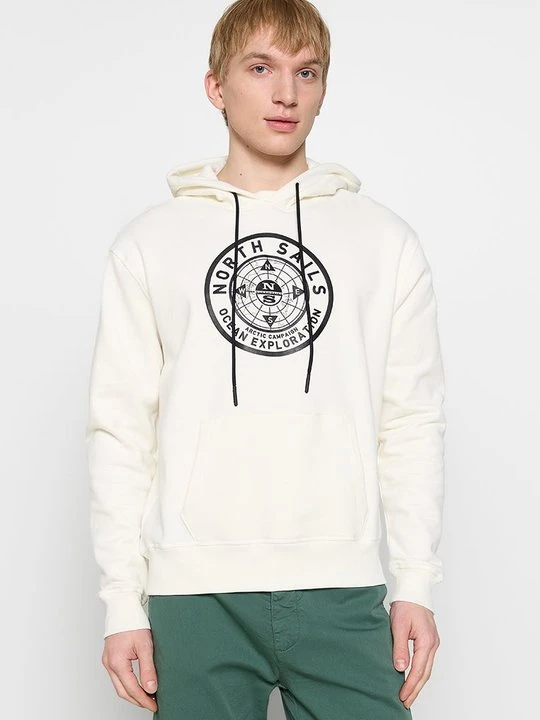 Zdjęcie produktu Bluza z kapturem North Sails mleczny
