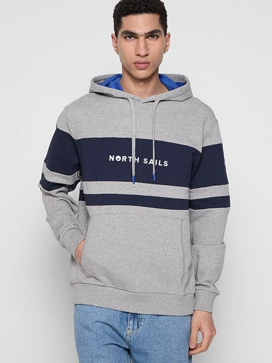 Zdjęcie produktu Bluza z kapturem North Sails jasnoszary