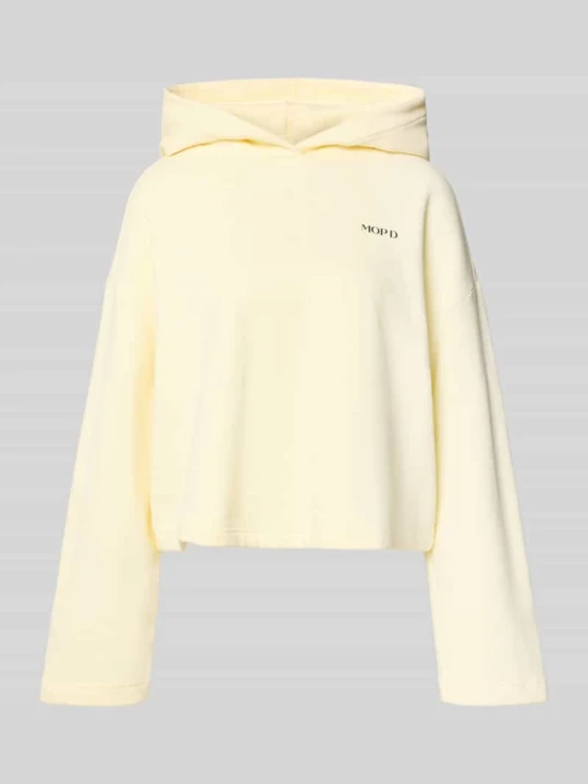 Zdjęcie produktu Bluza z kapturem o kroju boxy fit z czystej bawełny Marc O'Polo Écru