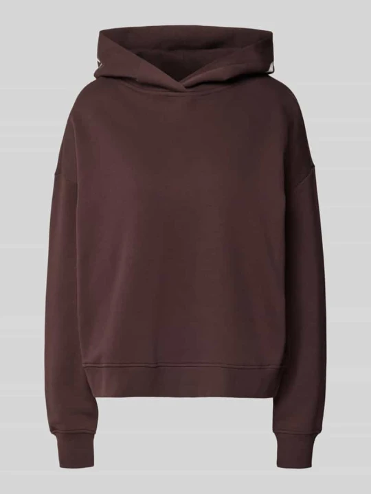 Zdjęcie produktu Bluza z kapturem o kroju oversized z bawełny Closed Czekoladowy