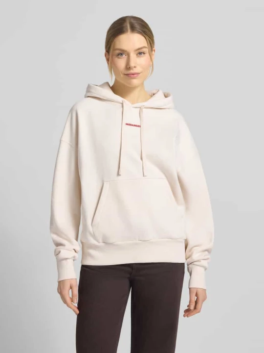 Zdjęcie produktu Bluza z kapturem o kroju Oversized z czystej Bawełna Model 'FRANCISARAA DIFFERENCE' ARMEDANGELS Złamany biały