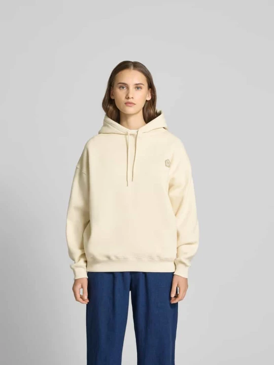 Zdjęcie produktu Bluza z kapturem o kroju oversized z czystej bawełny Kenzo Écru