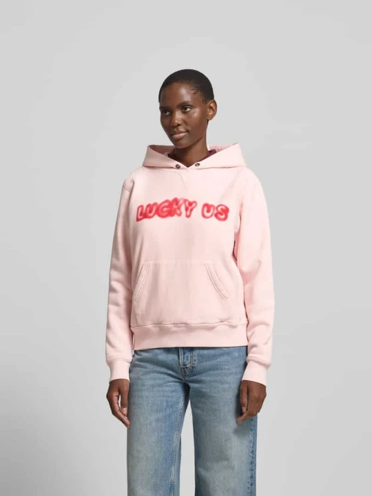 Zdjęcie produktu Bluza z kapturem o kroju oversized z czystej bawełny Kenzo Jasnoróżowy