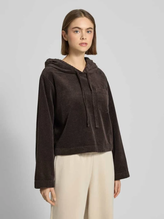 Zdjęcie produktu Bluza z kapturem o kroju oversized z czystej bawełny Marc O'Polo Ciemnobrązowy