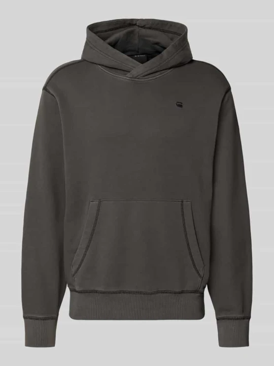 Zdjęcie produktu Bluza z kapturem o kroju regular fit z czystej bawełny G-Star Raw Czarny