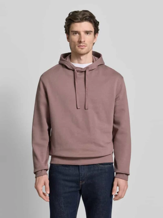 Zdjęcie produktu Bluza z kapturem o kroju regular fit z czystej bawełny model „DAPO” Hugo Brudnoróżowy